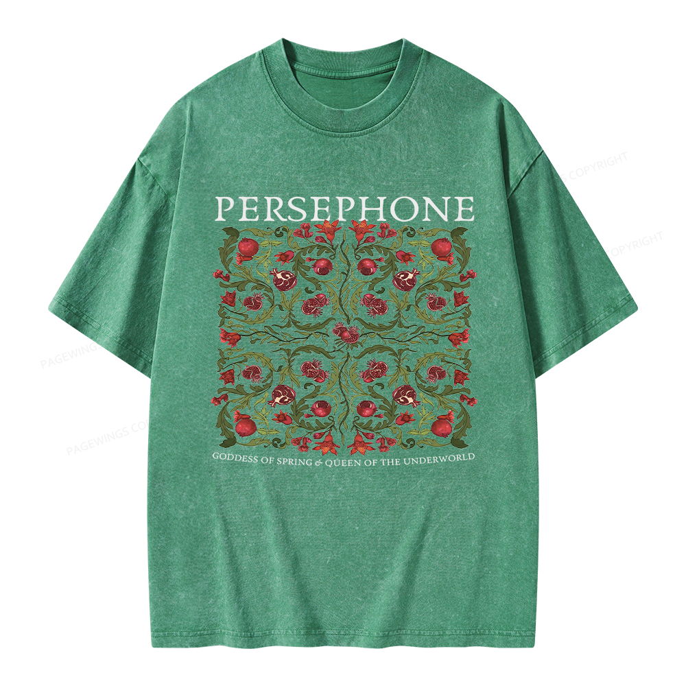 Pagewings Persephone Vintage Unisex Washed T-shirt