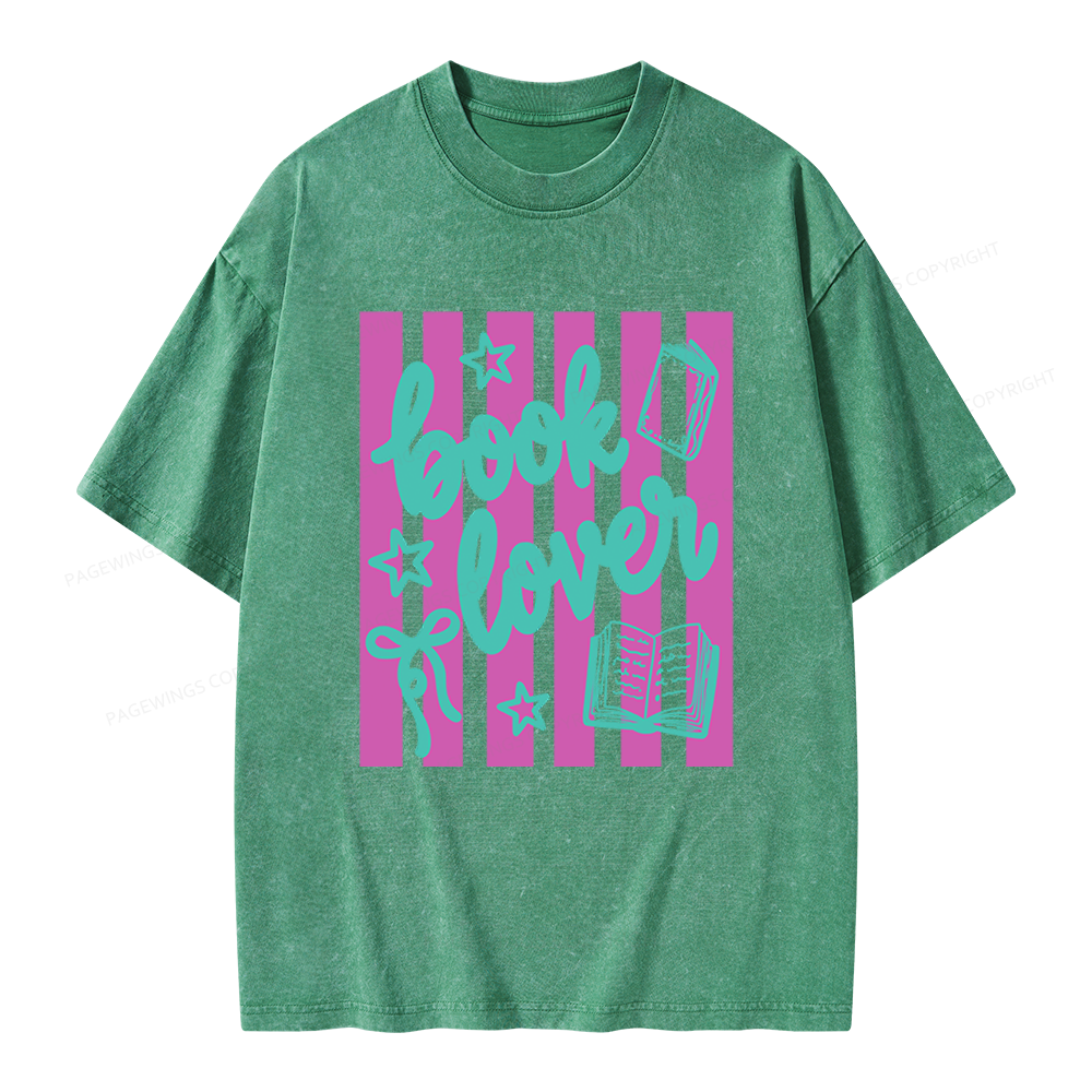 Pagewings Book Lover Unisex Washed T-shirt