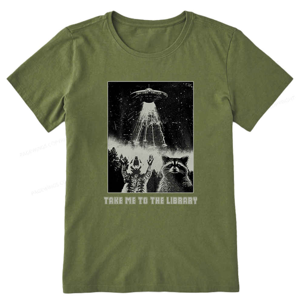 Pagewings Take Me To The Library Unisex Classic T-shirt