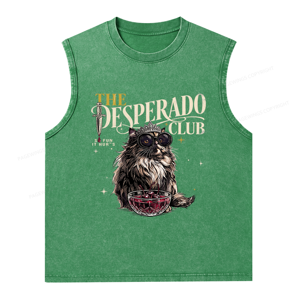 Pagewings Desperado Club Unisex Washed Tank Top