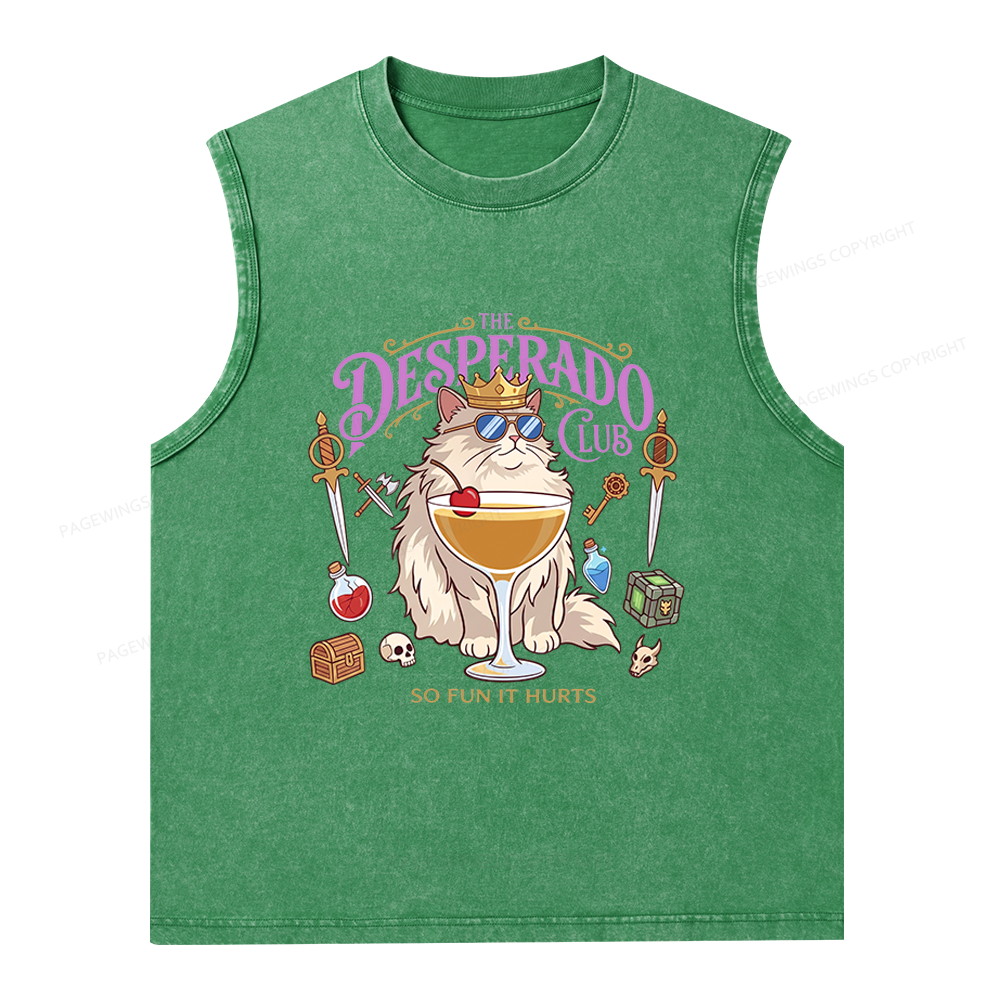 Pagewings Desperado Club Unisex Washed Tank Top