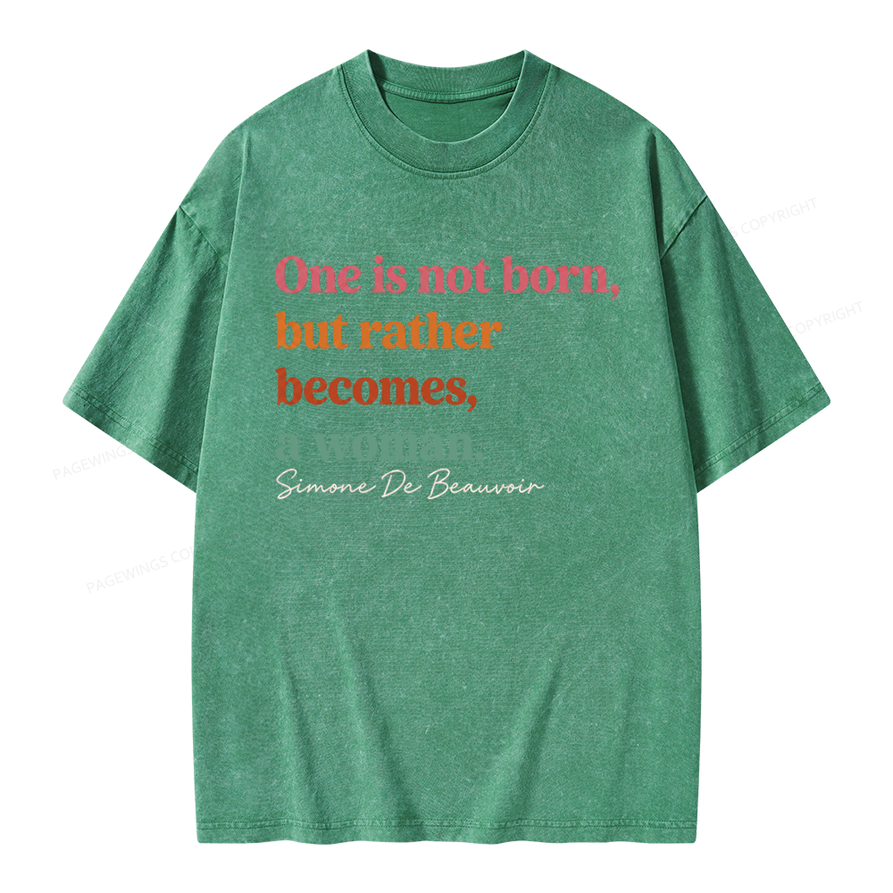 Pagewings Feminism Unisex Washed T-shirt