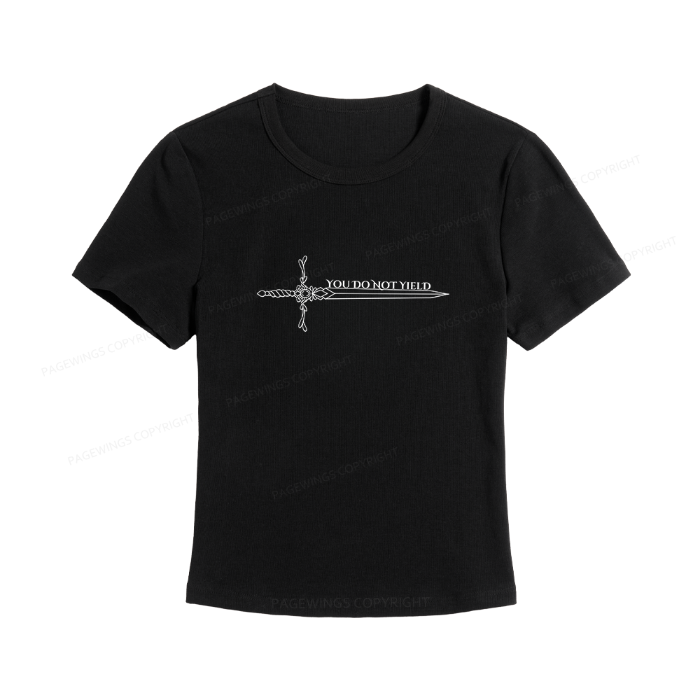 Pagewings You Do Not Yield Women's Baby Tee