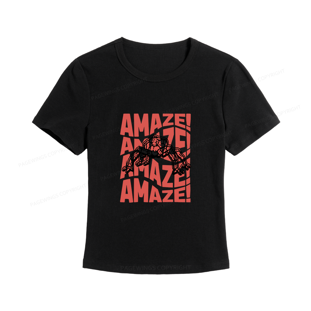 Pagewings Space Women's Baby Tee