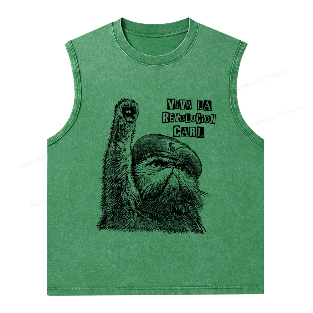 Pagewings Sci-Fi Book Lover Unisex Washed Tank Top