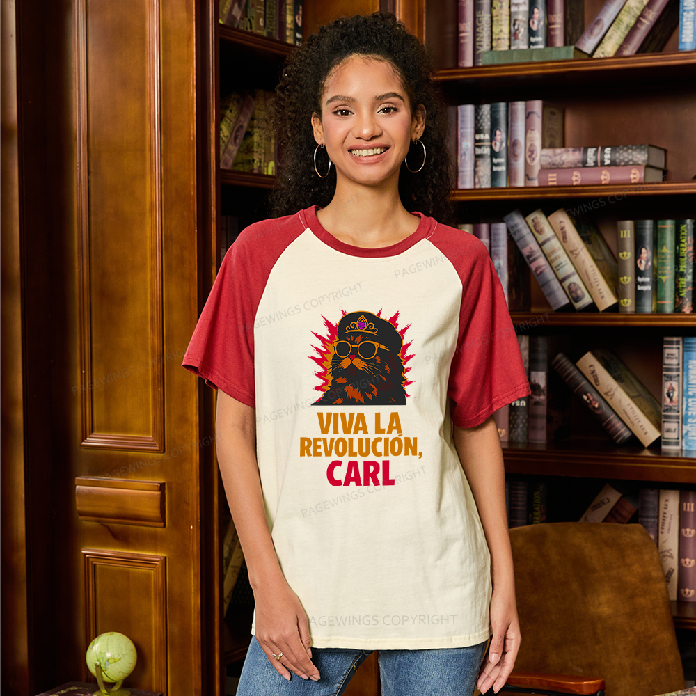 Pagewings Viva La Revolucion Raglan T-shirt