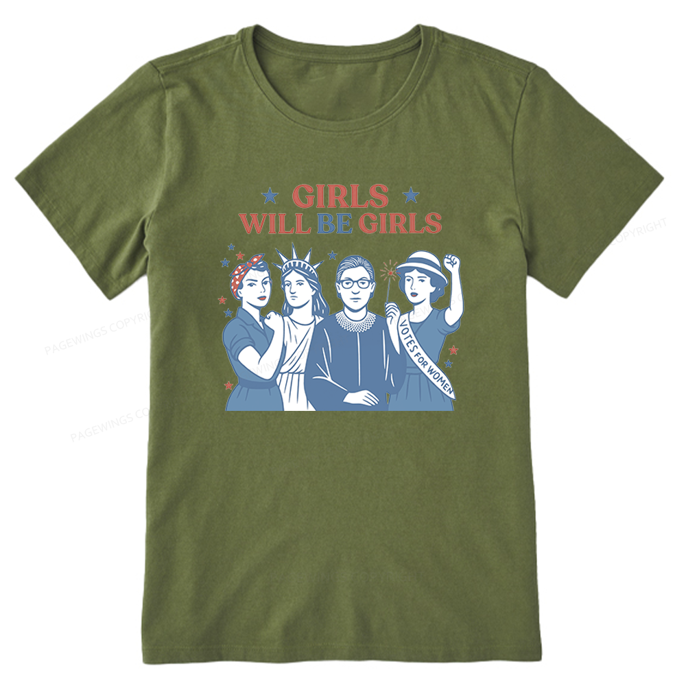 Pagewings Girls Will be Girls Unisex Classic T-shirt