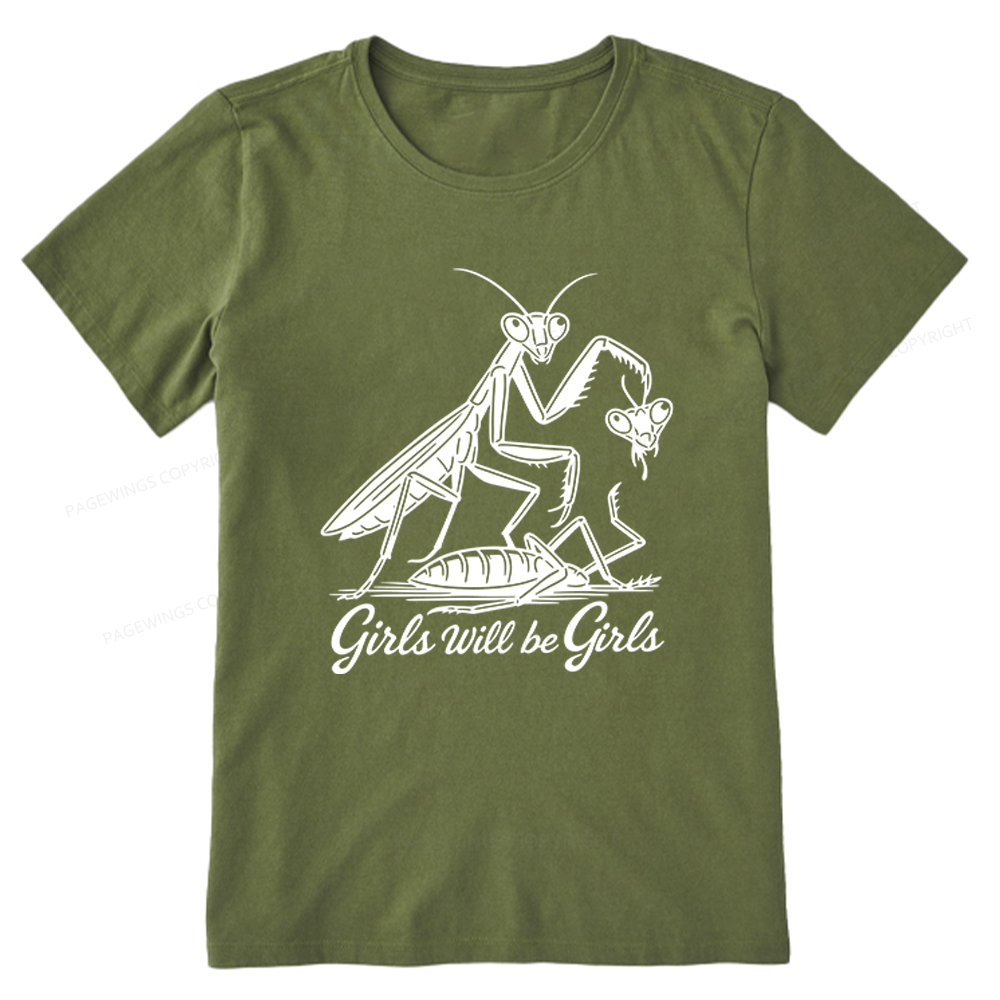 Pagewings Girls Will be Girls Unisex Classic T-shirt