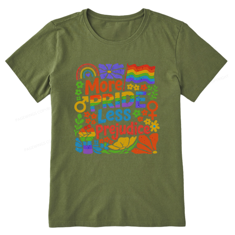 Pagewings More Pride Less Prejudice Unisex Classic T-shirt