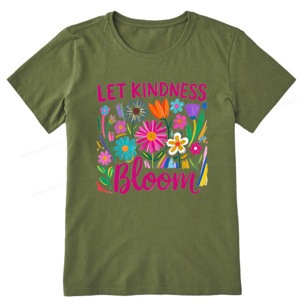 Pagewings Let Kindness Bloom Unisex Classic T-shirt