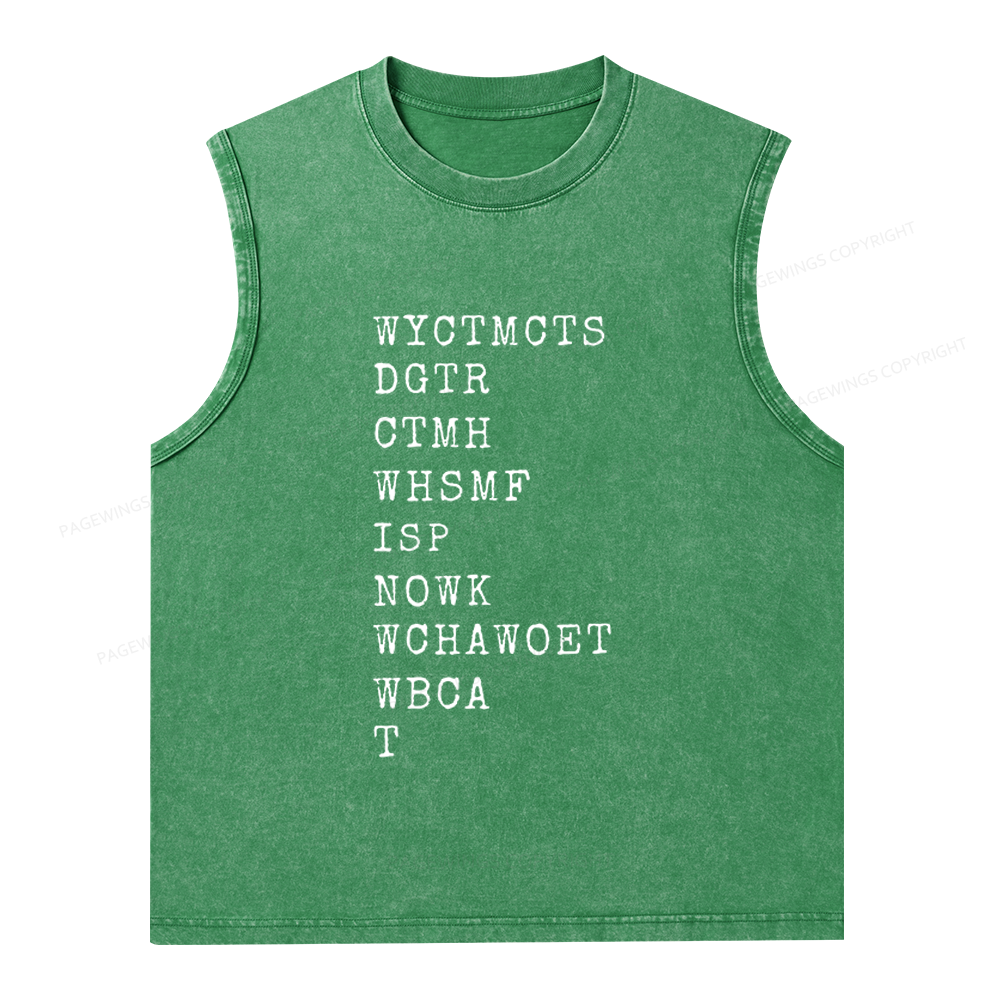 Pagewings Romance Lover Unisex Washed Tank Top