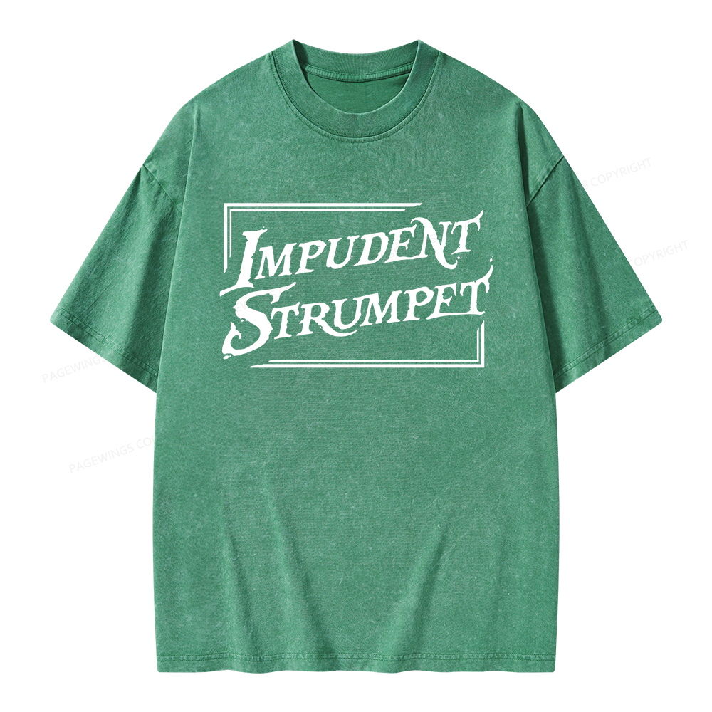 Pagewings Impudent Strumpet Unisex Washed T-shirt