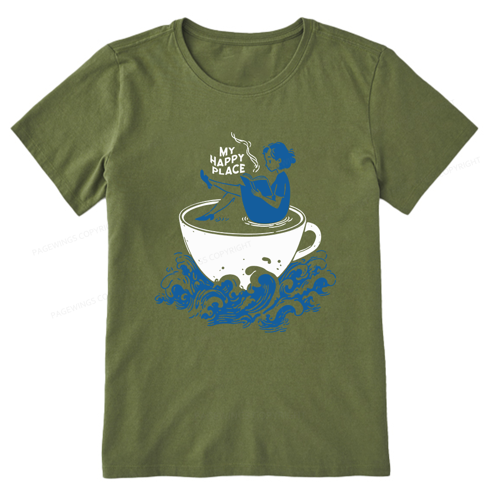 Pagewings My Happy Place Unisex Classic T-shirt