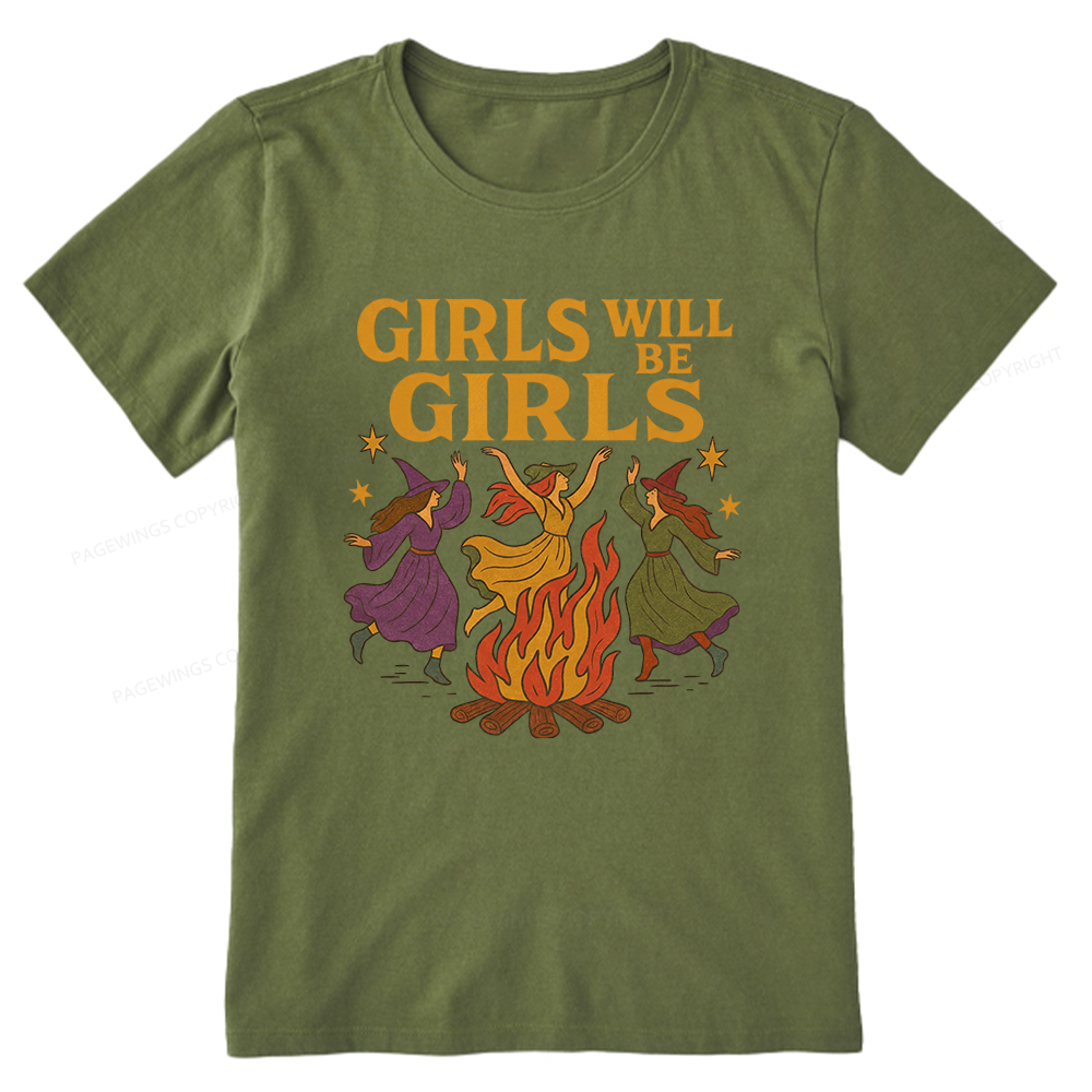 Pagewings Girls Will Be Girls Unisex Classic T-shirt