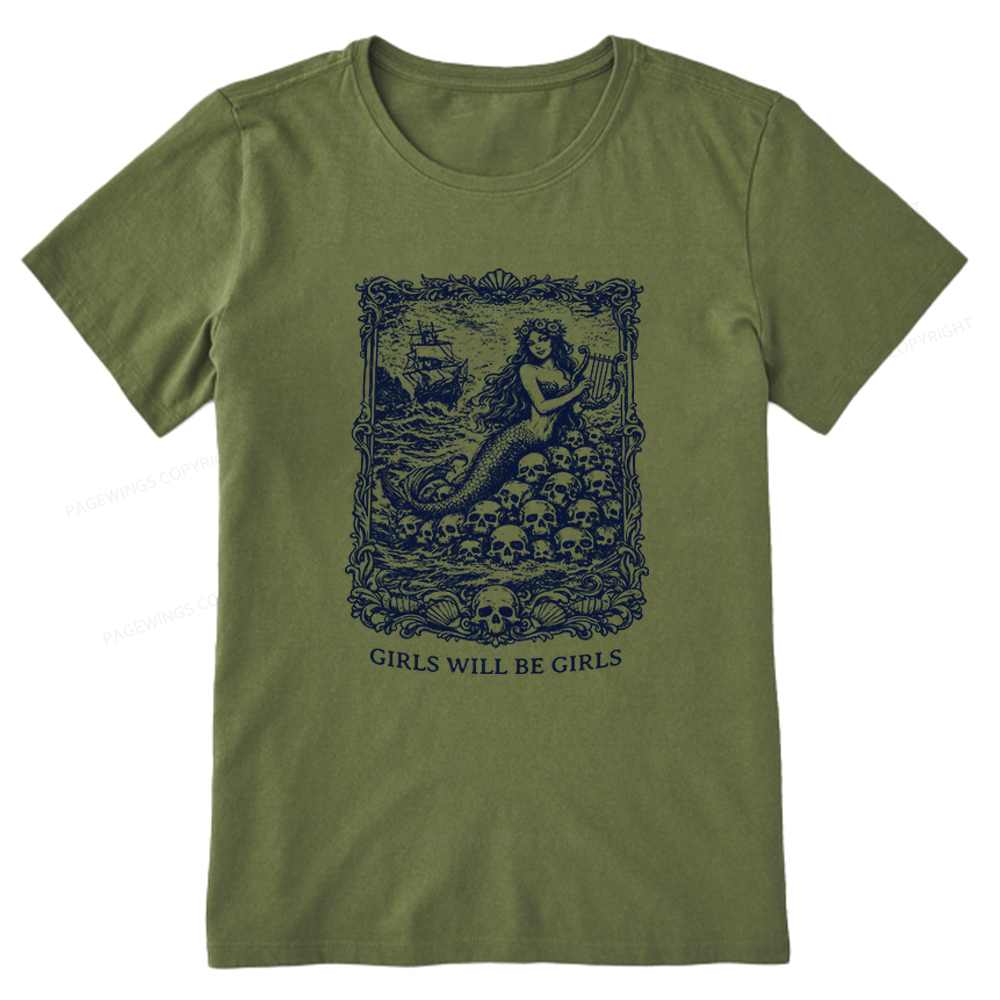 Pagewings Girls Will Be Girls Unisex Classic T-shirt