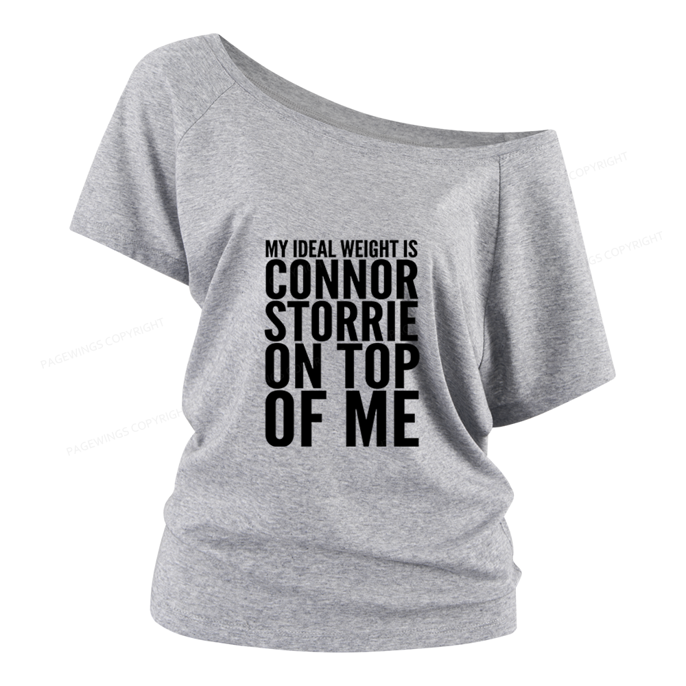 Pagewings Romance Lover Women Off Shoulder T-shirts