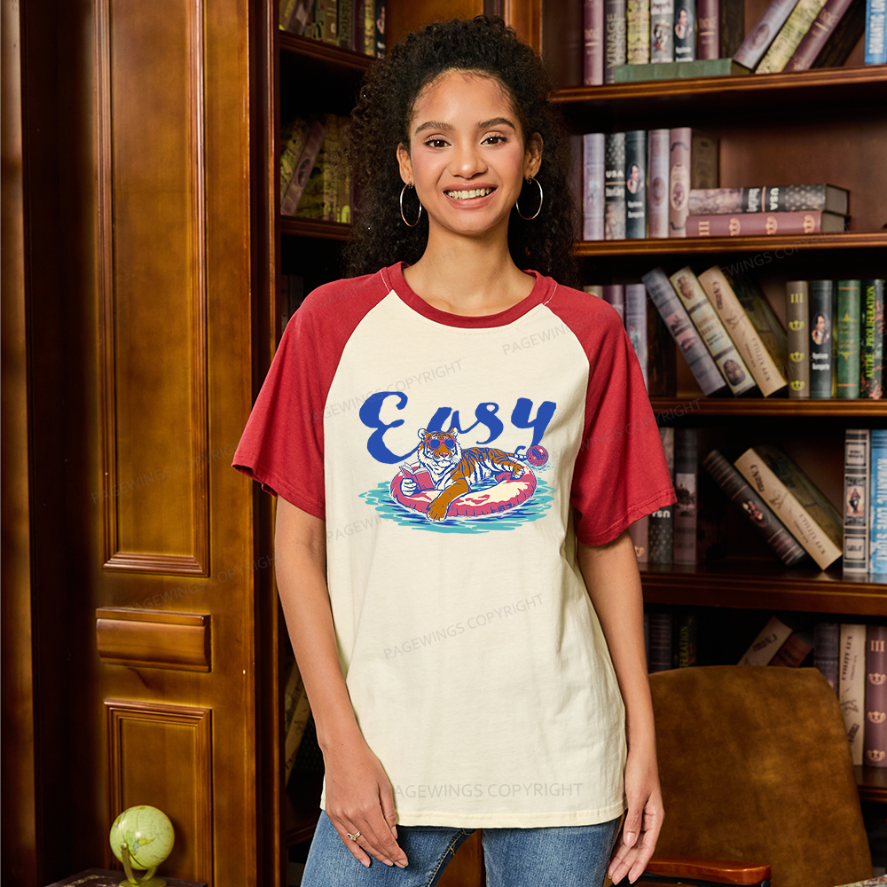 Pagewings Summer Reading Raglan T-shirt