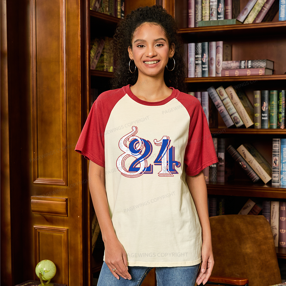 Pagewings Romance Novel Lover Raglan T-shirt