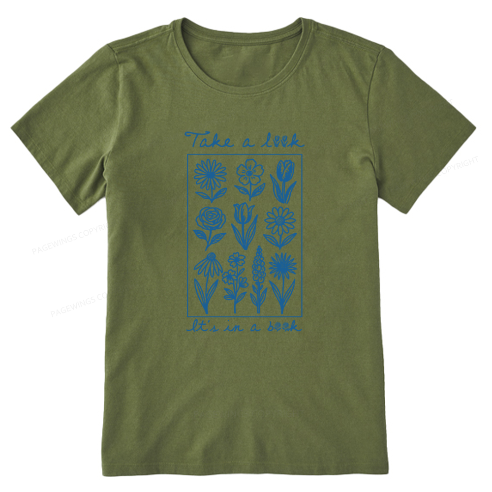 Pagewings Take A Look It’s In A Book Unisex Classic T-shirt