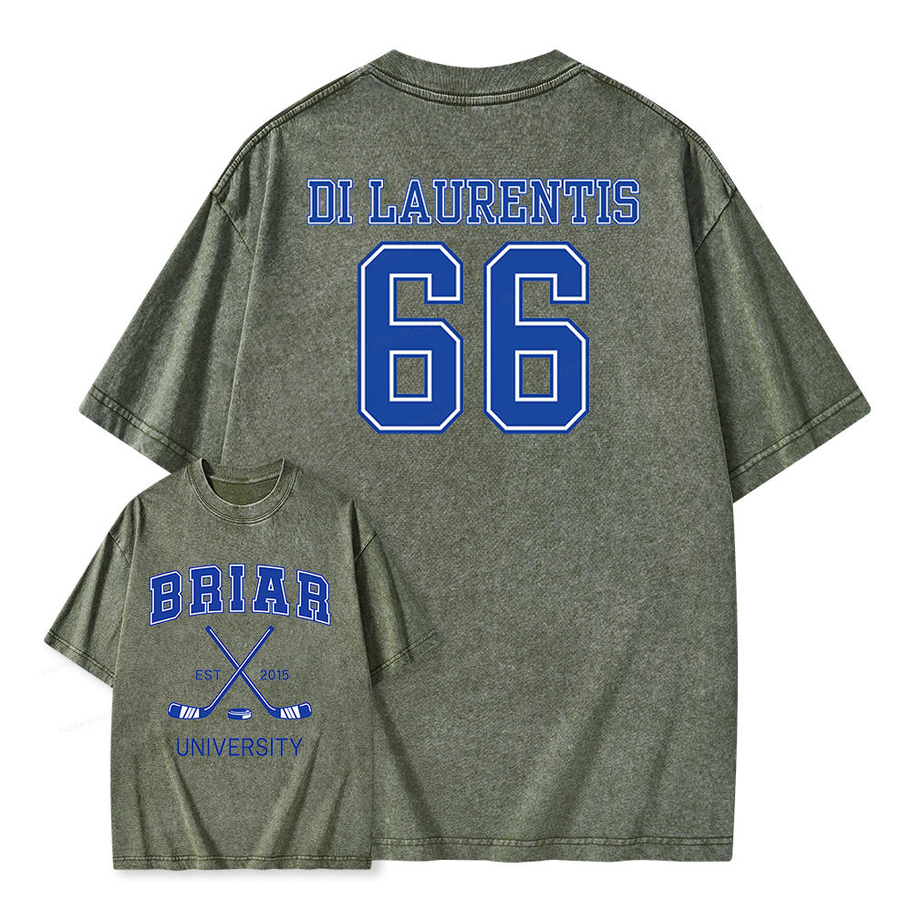 Pagewings Hockey Romance Unisex Washed T-shirt