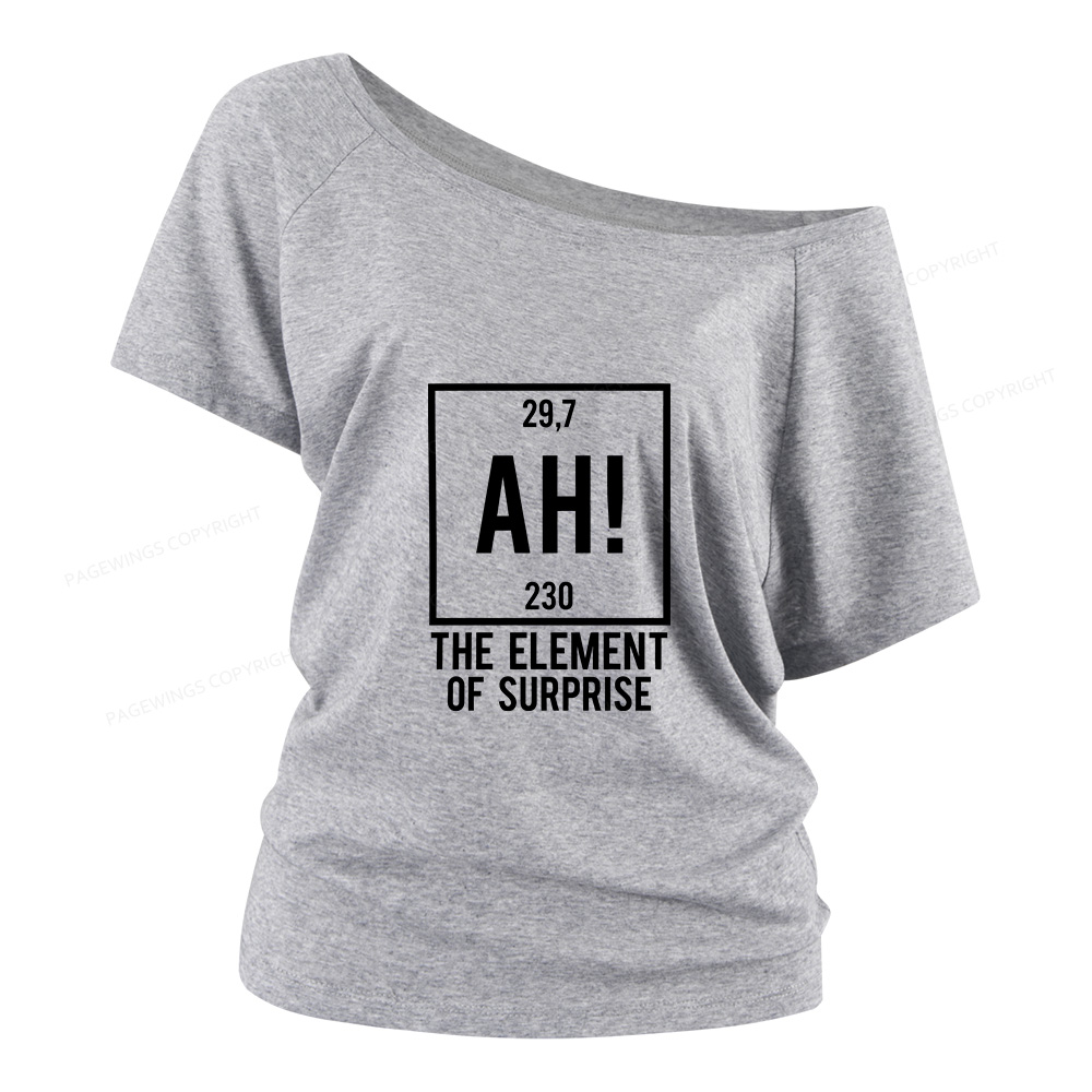 Pagewings Element Of Surprise Women Off Shoulder T-shirts