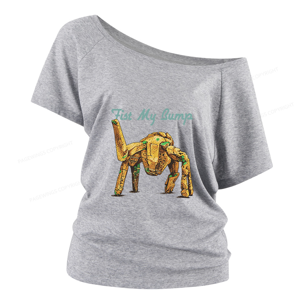 Pagewings Read Sci-Fi Women Off Shoulder T-shirts