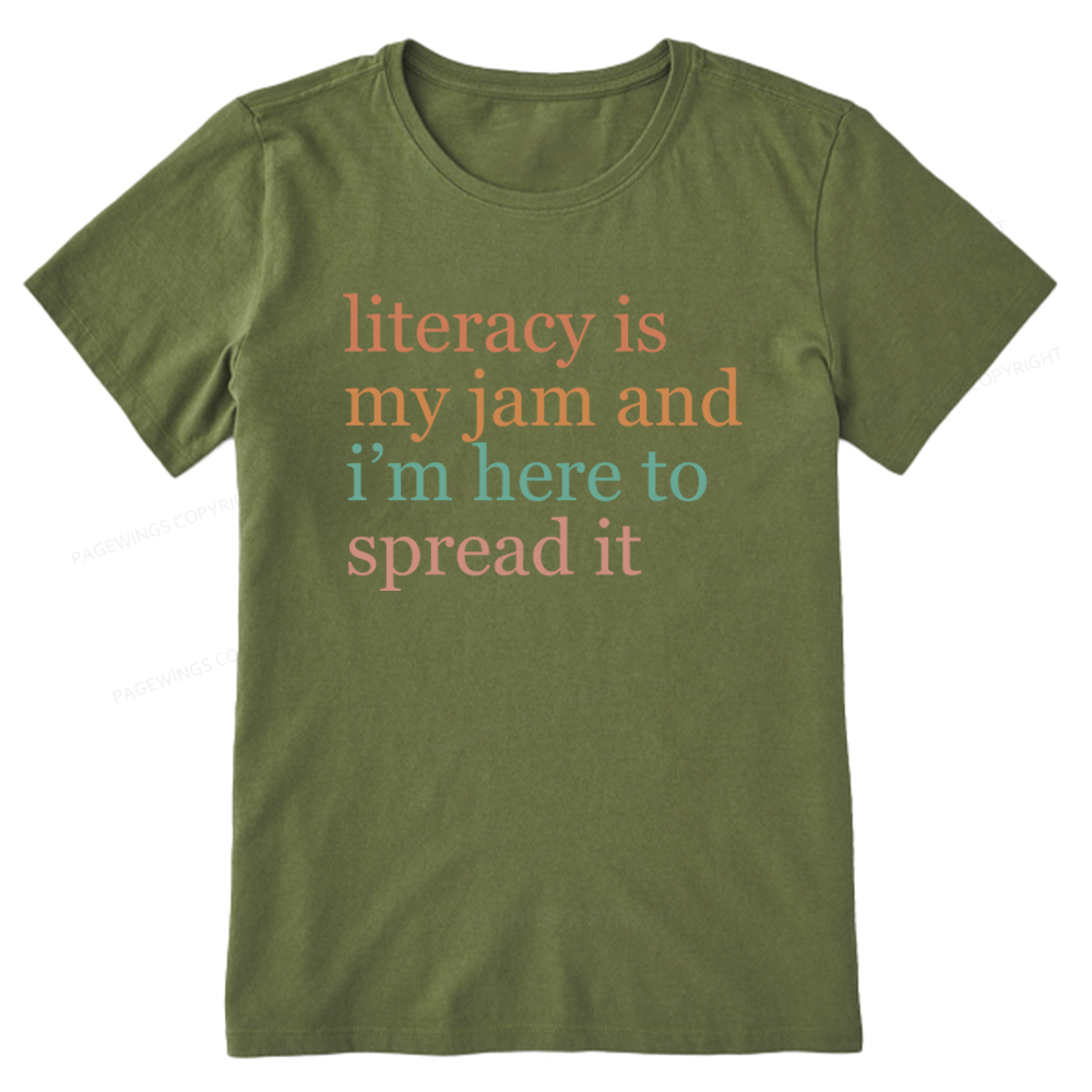 Pagewings Literacy Is My Jam Unisex Classic T-shirt