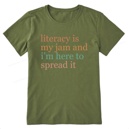 Pagewings Literacy Is My Jam Unisex Classic T-shirt