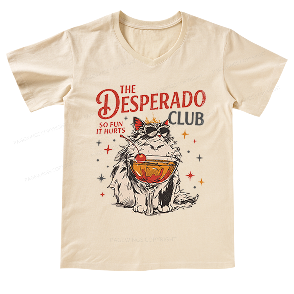 Pagewings Desperado Club V-neck T-shirt