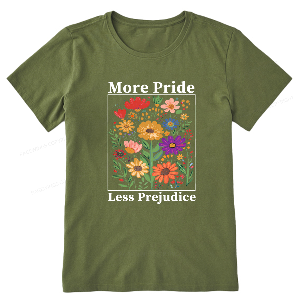 Pagewings More Pride Less Prejudice Unisex Classic T-shirt
