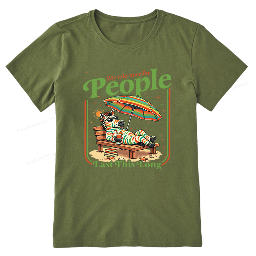 Pagewings Funny Zebra Unisex Classic T-shirt