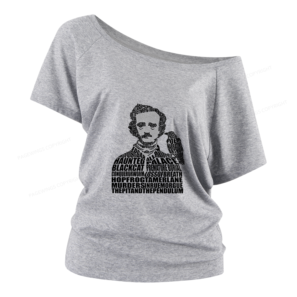 Pagewings Literature Lover Women Off Shoulder T-shirts