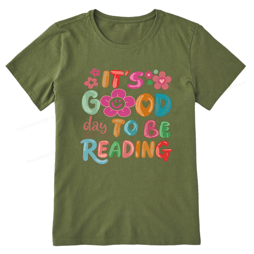 Pagewings It's a Good Day To Be Reading Unisex Classic T-shirt