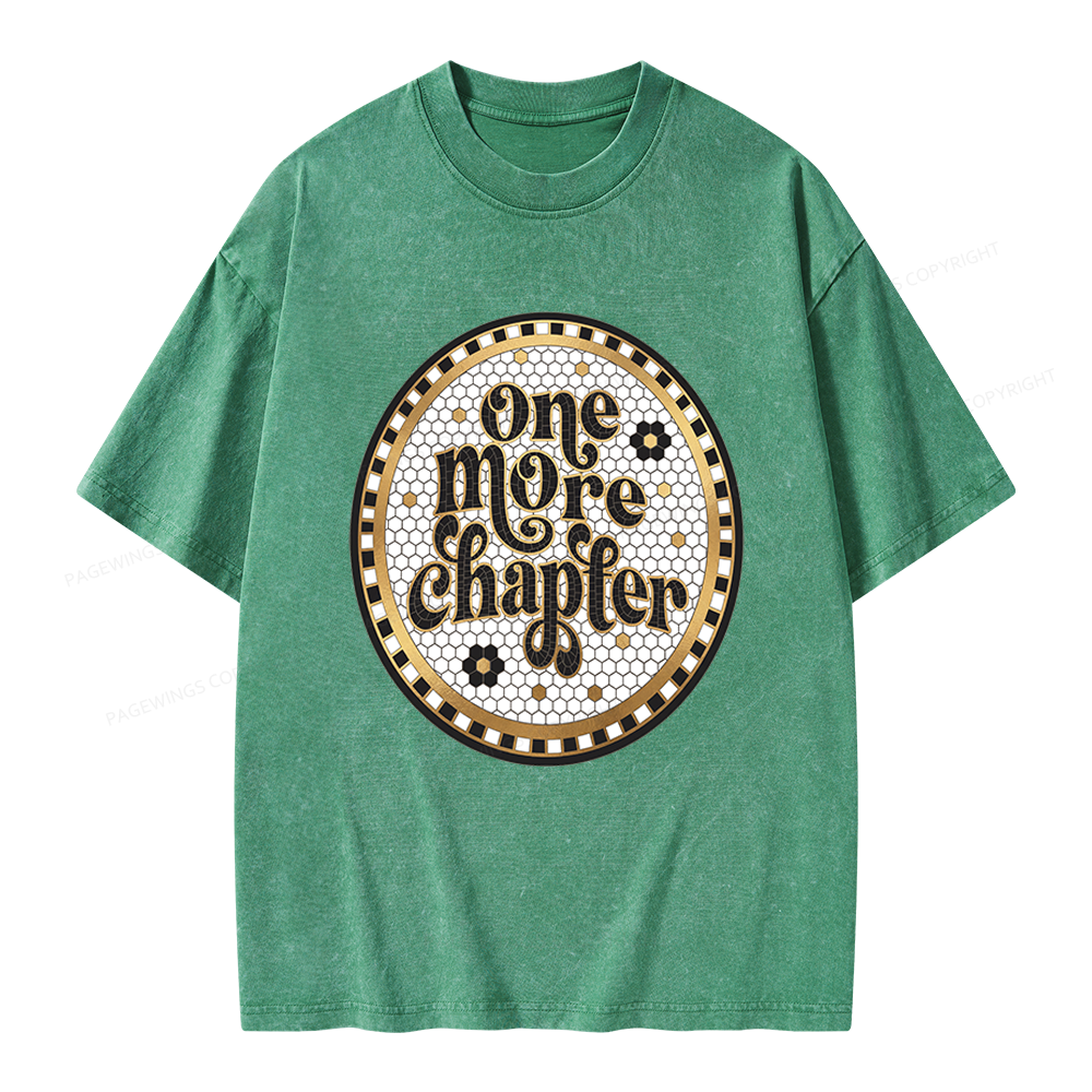 Pagewings One More Chapter Unisex Washed T-shirt