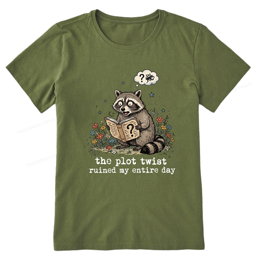 Pagewings The Plot Twist Ruined My Entire Day Unisex Classic T-shirt