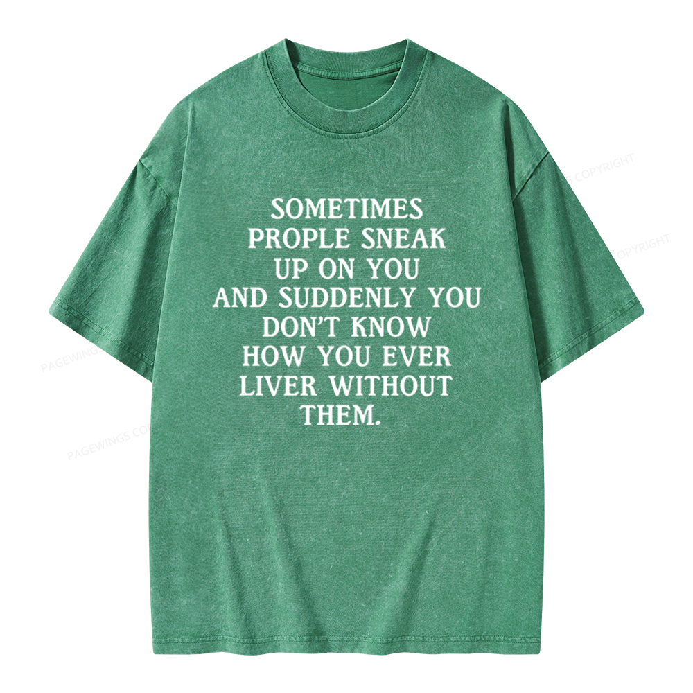 Pagewings Hockey Romance Unisex Washed T-shirt