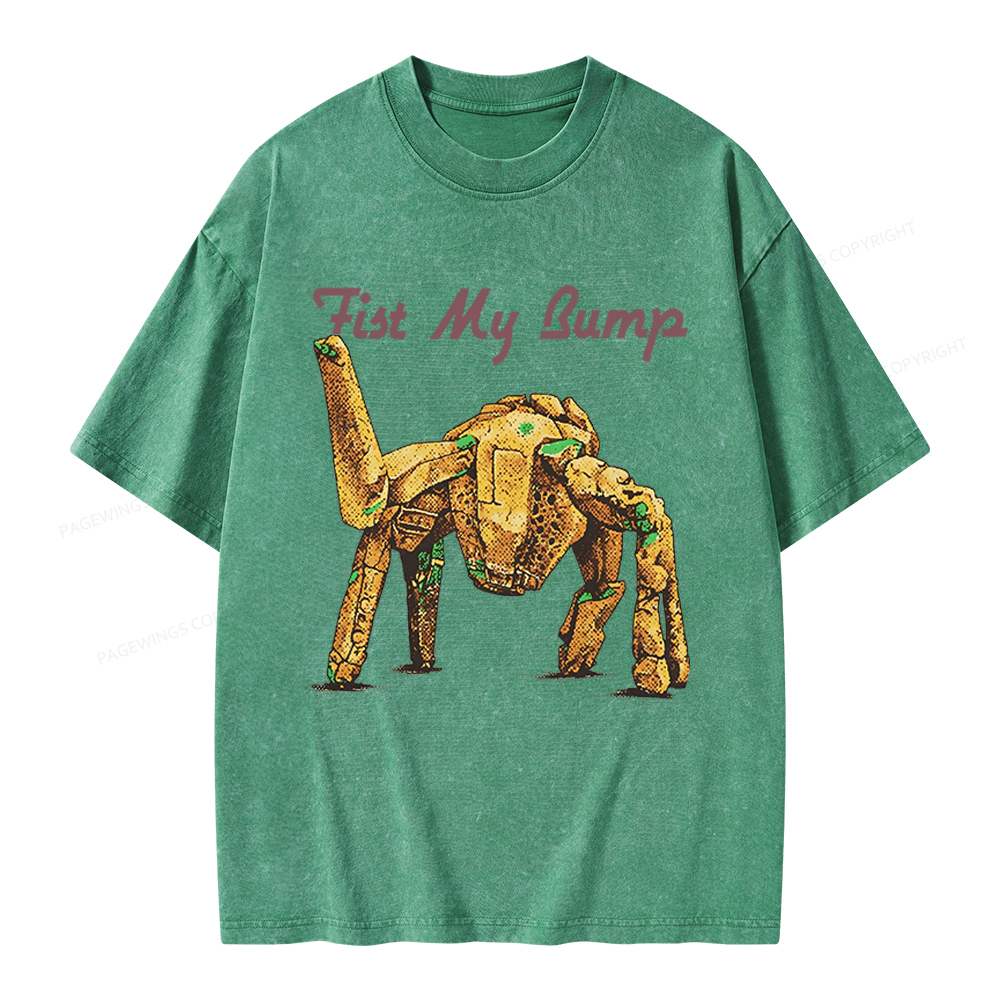 Pagewings Fist My Bump Unisex Washed T-shirt