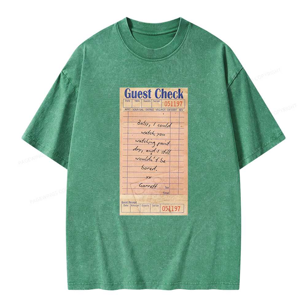 Pagewings Hockey Romance Unisex Washed T-shirt