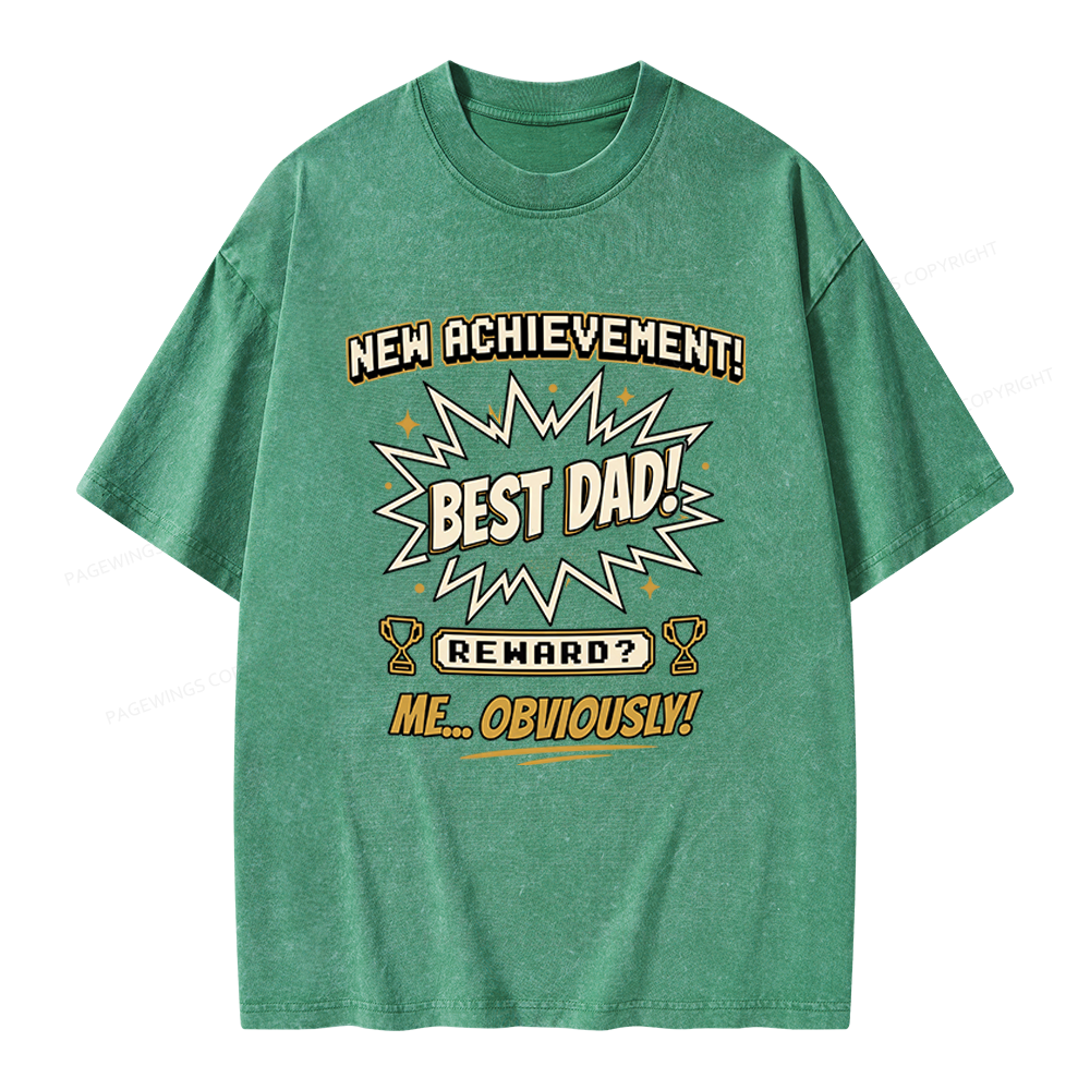Pagewings New Achievement Unisex Washed T-shirt