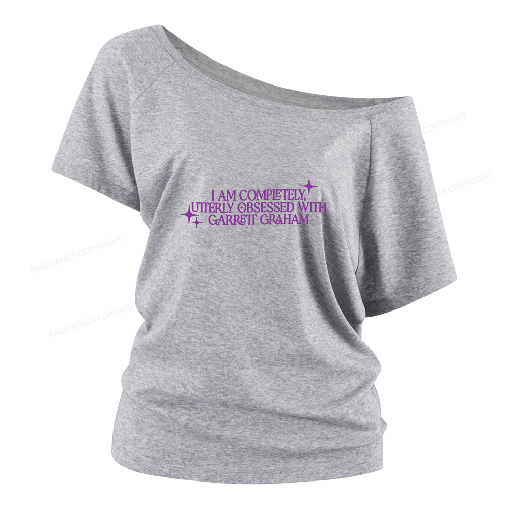 Pagewings Hockey Romace Women Off Shoulder T-shirts