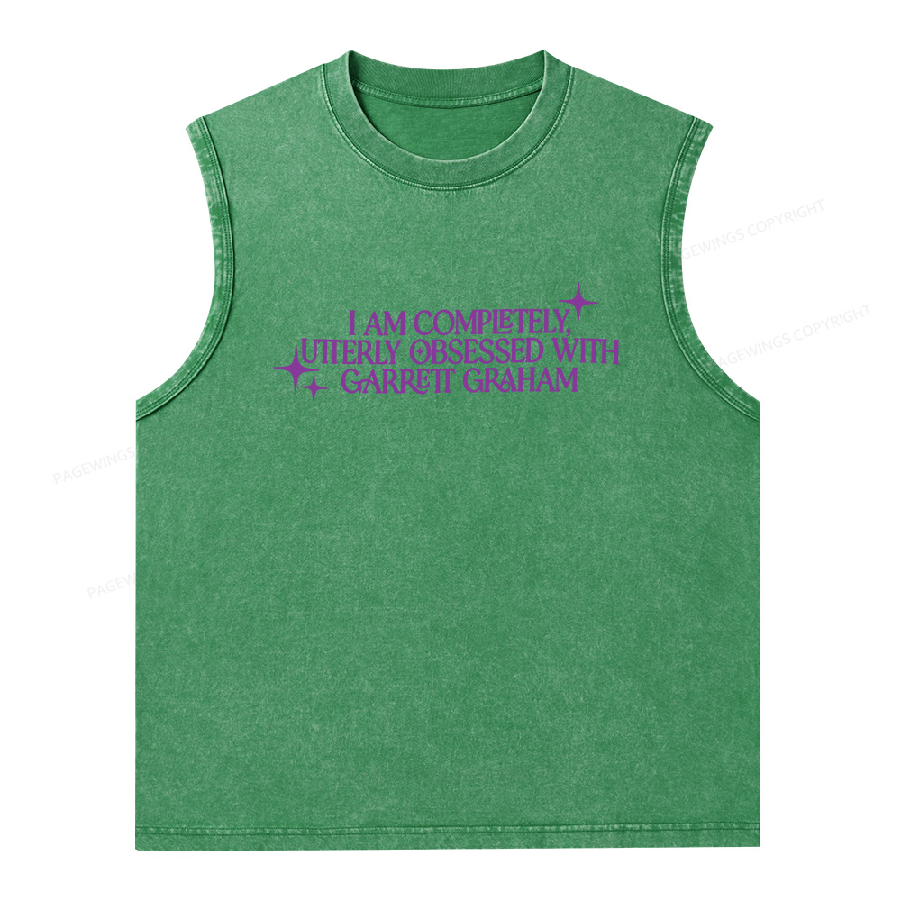 Pagewings Hockey Romace Unisex Washed Tank Top