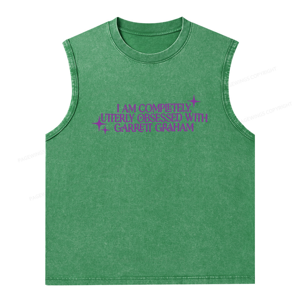 Pagewings Hockey Romace Unisex Washed Tank Top