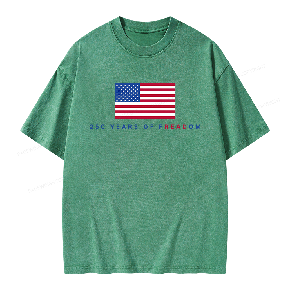 Pagewings Freadom Unisex Washed T-shirt