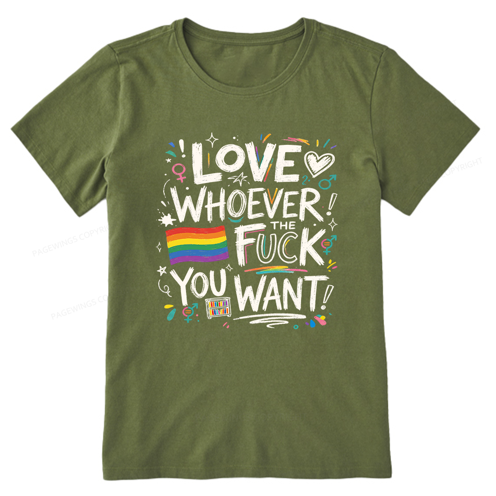 Pagewings Love Whoever You Want Unisex Classic T-shirt