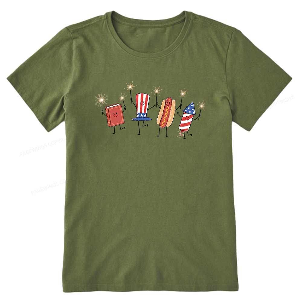 Pagewings Funny Sumer 250th Unisex Classic T-shirt