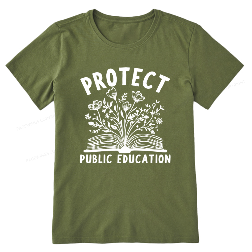 Pagewings Protect Public Schools Unisex Classic T-shirt