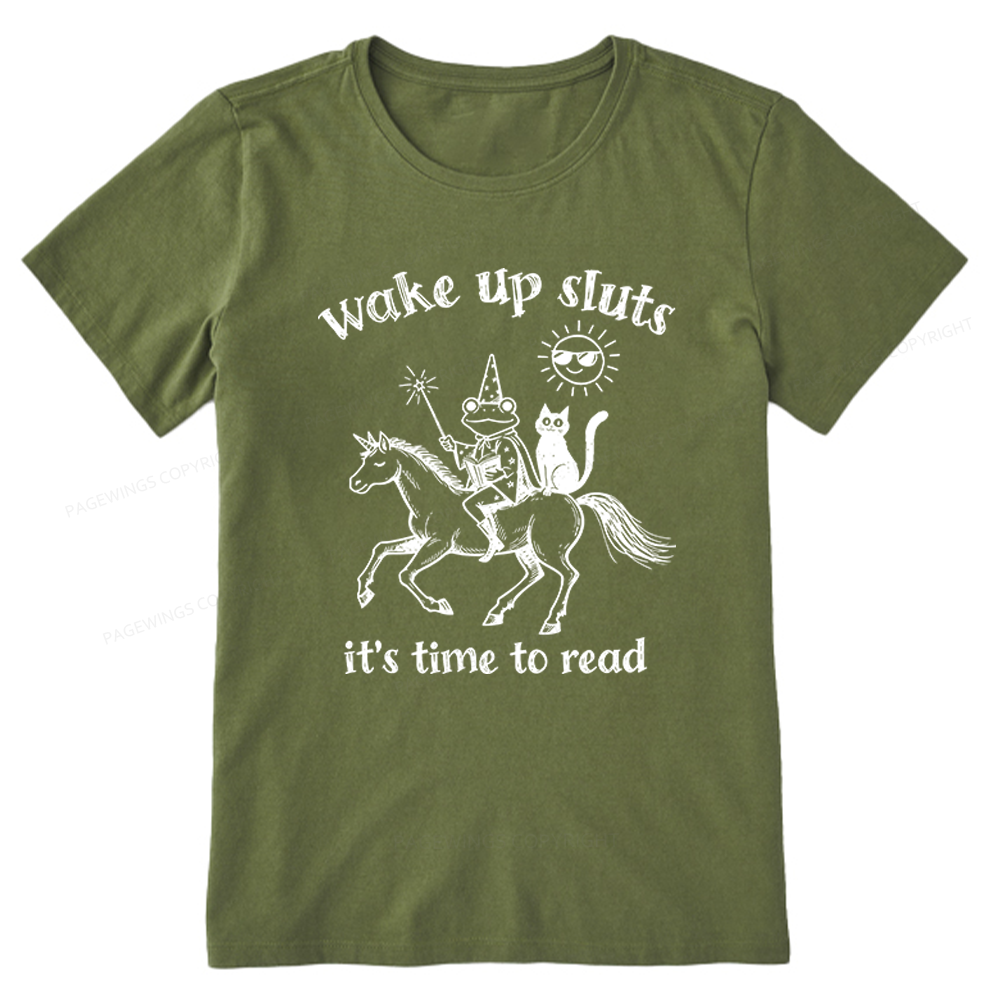 Pagewings Wake Up Sluts Unisex Classic T-shirt