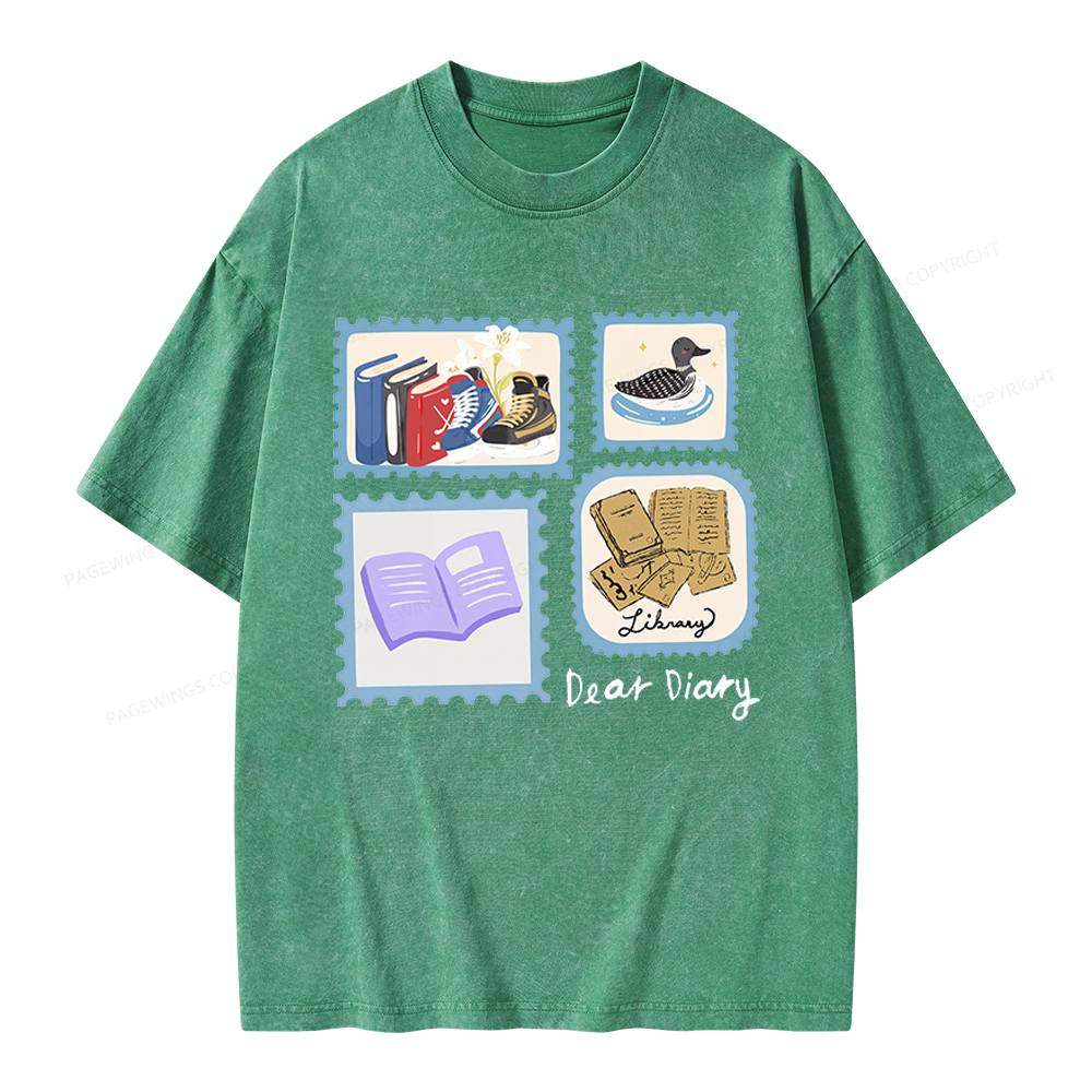 Pagewings Romance Lover Unisex Washed T-shirt