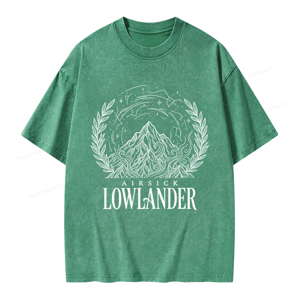 Pagewings Fantasy Books Lover Unisex Washed T-shirt