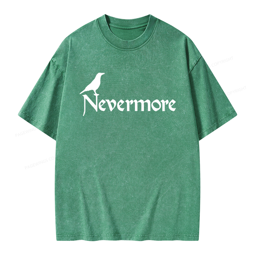 Pagewings Nevermore Unisex Washed T-shirt